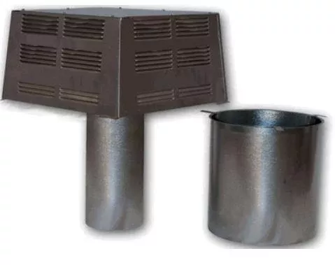 12" Sq Top Termination with Slip Section