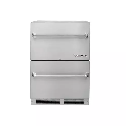 24-INCH TWIN EAGLES OUTDOOR RATED DOUBLE DRAWER REFRIGERATOR - TERD242-F