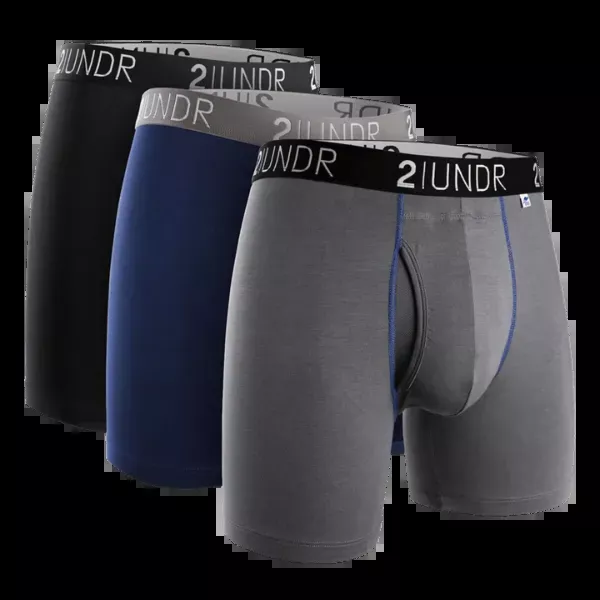 2UNDR 3 Pack - Swing Shift Boxer Brief SOLIDS