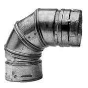 3" B-Vent 90 Degree Adjustable Elbow