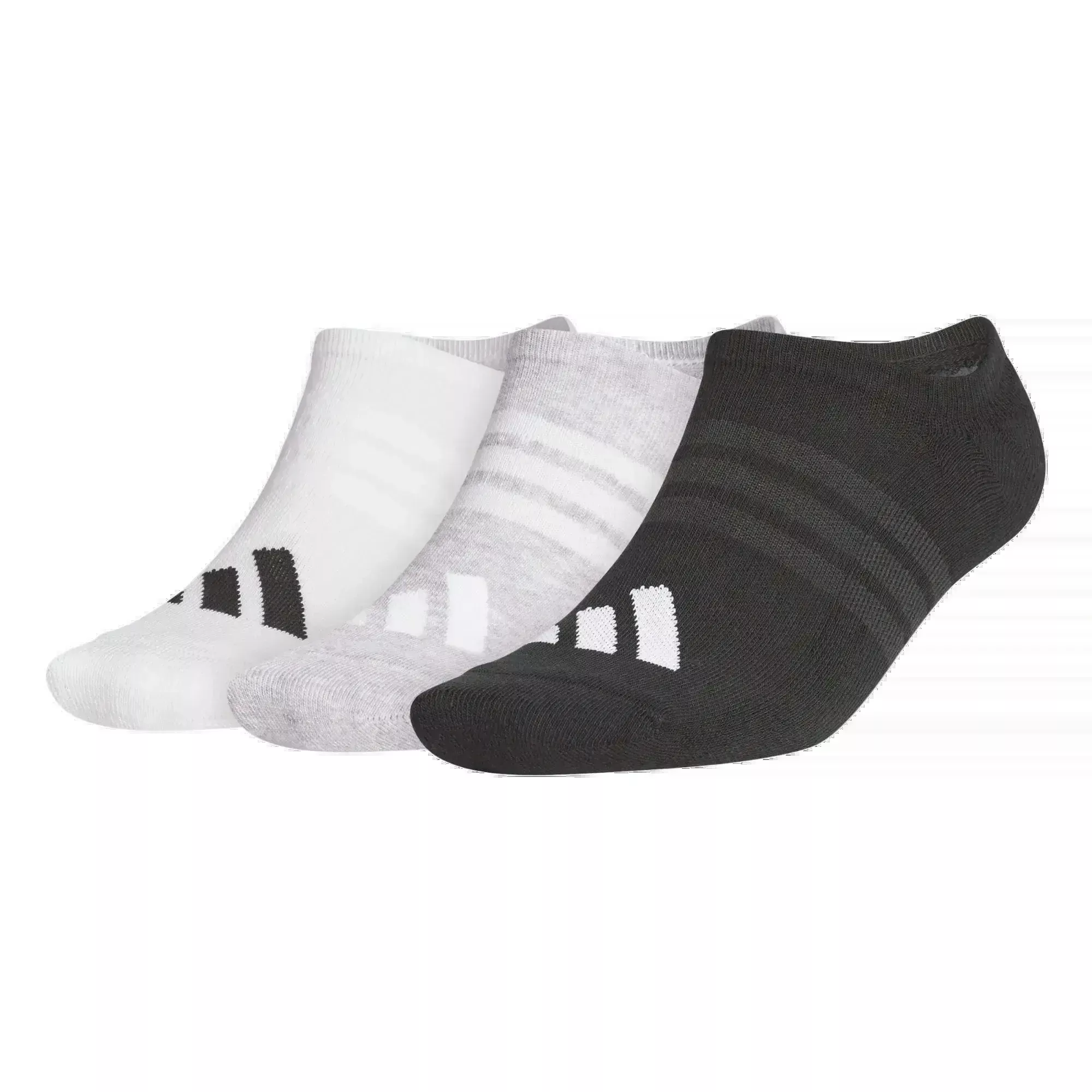 Adidas No-Show Men's Socks - 3 Pair Pack