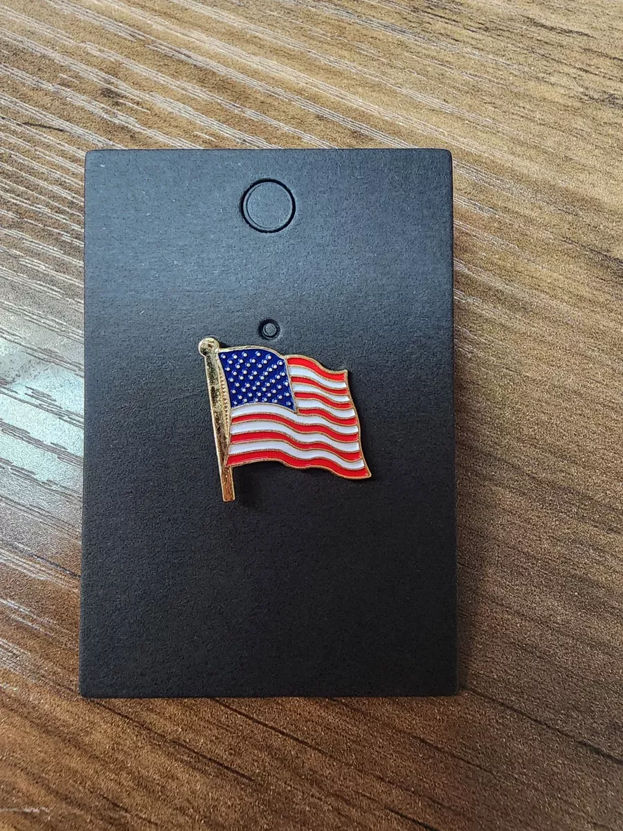 American Flag Hat Pin