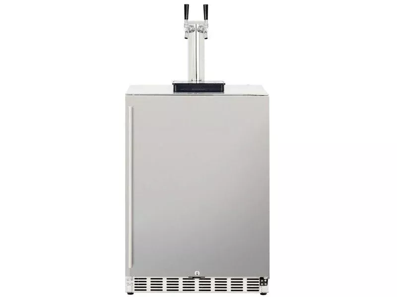 American Made Grills 24-Inch Outdoor Kegerator with Solid Door and Lock