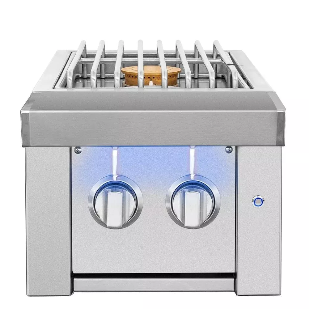 American Made Grills Estate Double Side Burner - Propane - ESTSB2-LP