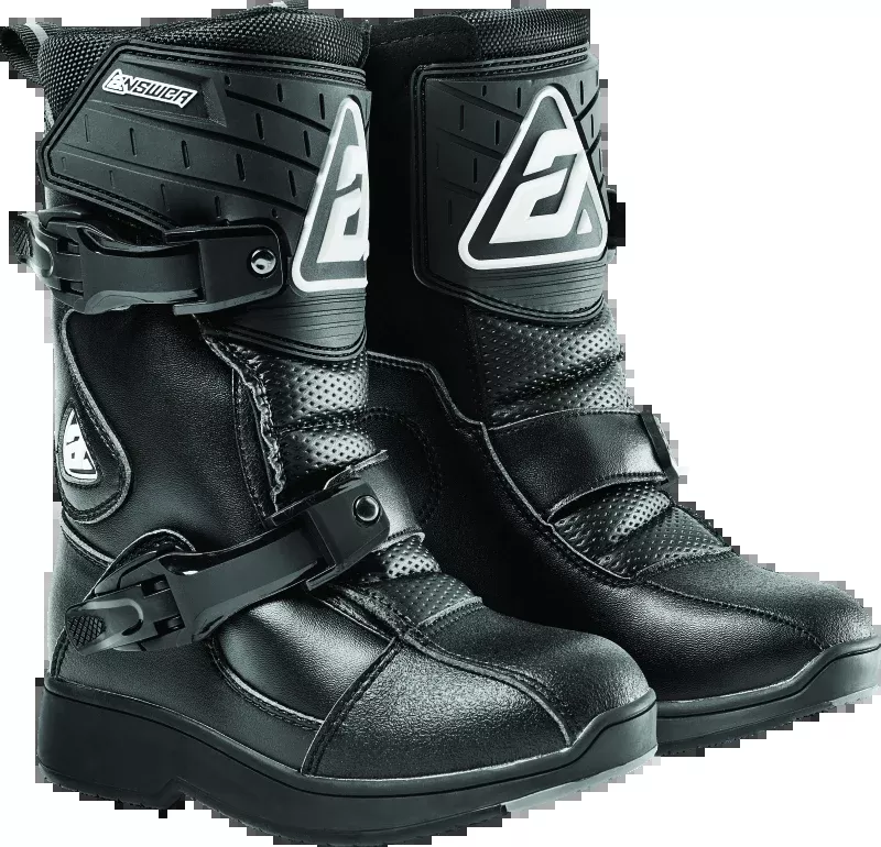 Answer Peewee Boot Black Youth Size - 11