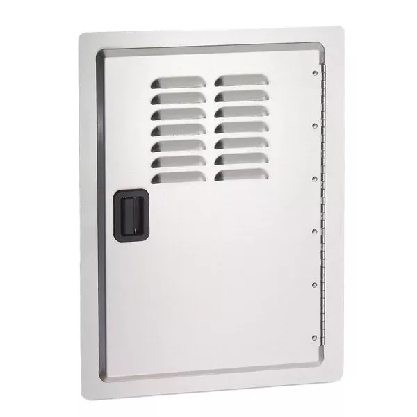AOG 14"Reversible Vertical Single Access Door With Vent Louvers - 20-14-SDV