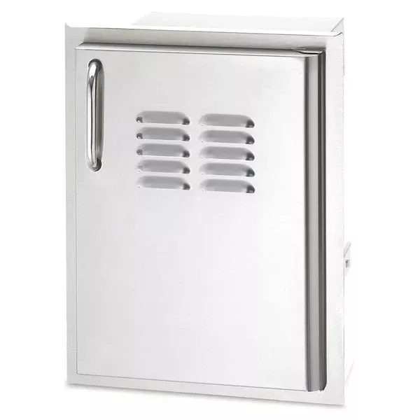 AOG 14" Vertical Single Access Door W/Tank Tray & Louvers