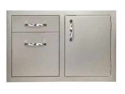 Artisan Soft-Close Right Hinge Door & Double Drawer Combo