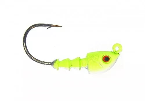 Bass Assassin - JA Series Jighead/Chartreuse Flash