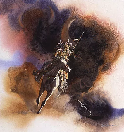 Bev Doolittle - RUNS WITH THUNDER