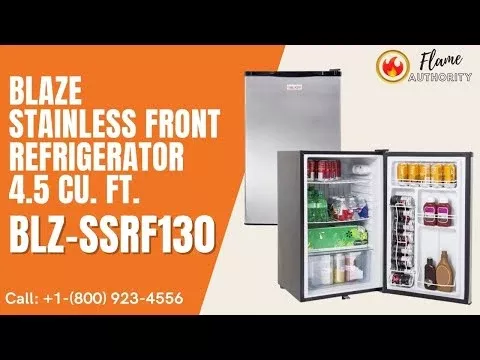 Blaze Stainless Front Refrigerator 4.5 cu. ft. BLZ-SSRF130