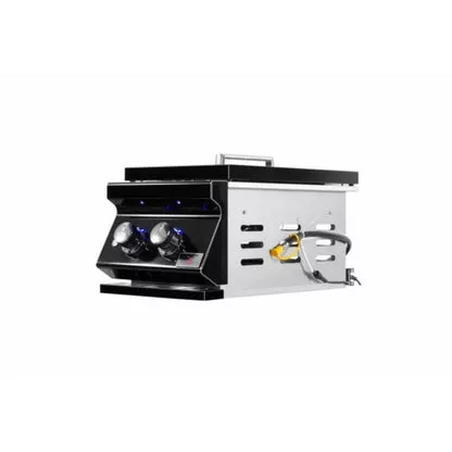 Bonfire Outdoor Black Series Slide-In Double Side Burner
