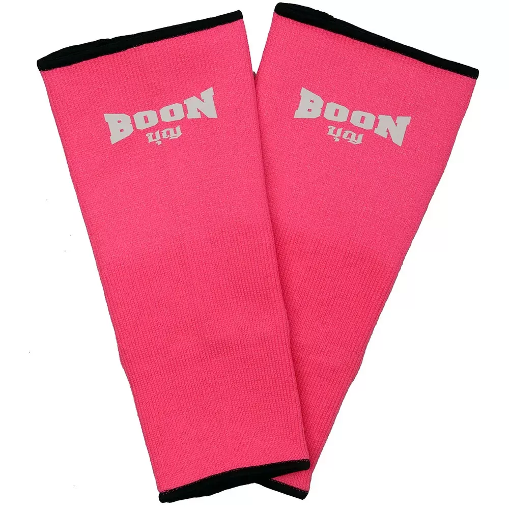 Boon Ankle Guards Pink | KickPunchElbow
