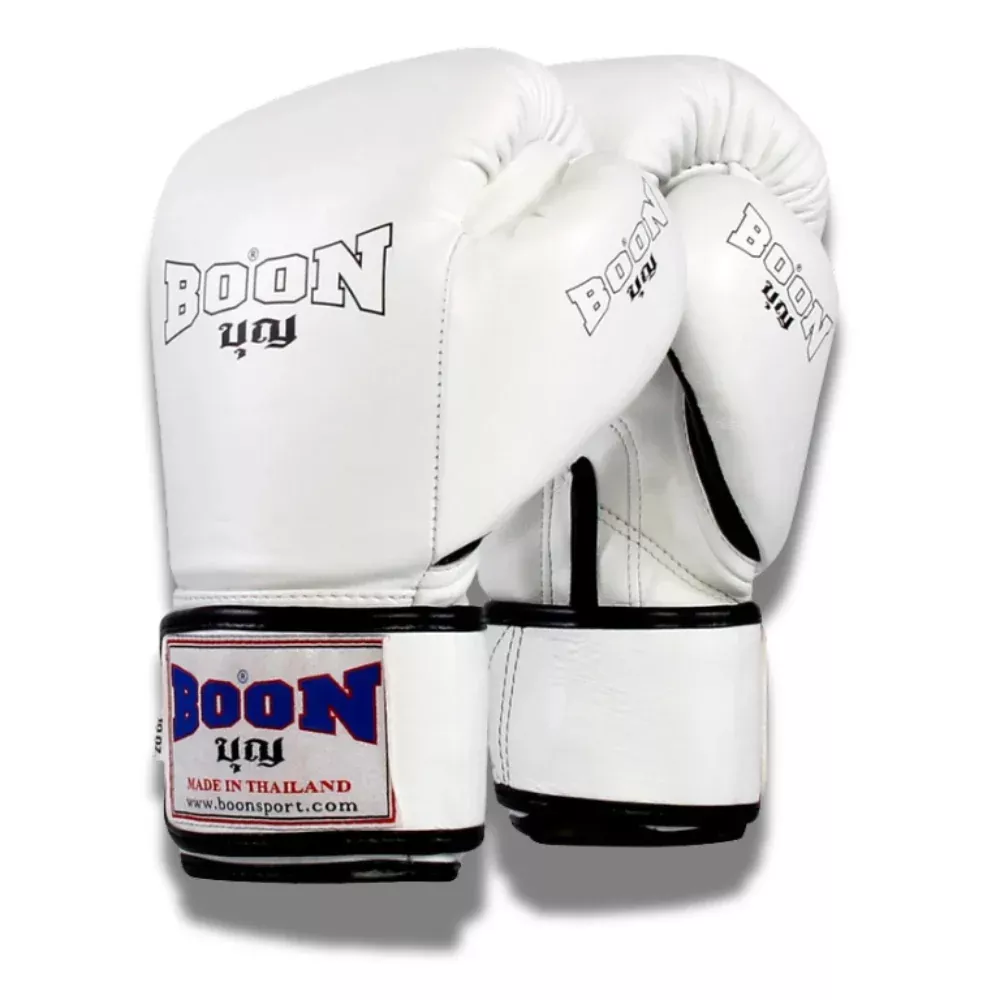 Boon BGC Compact Velcro Glove White | KickPunchElbow