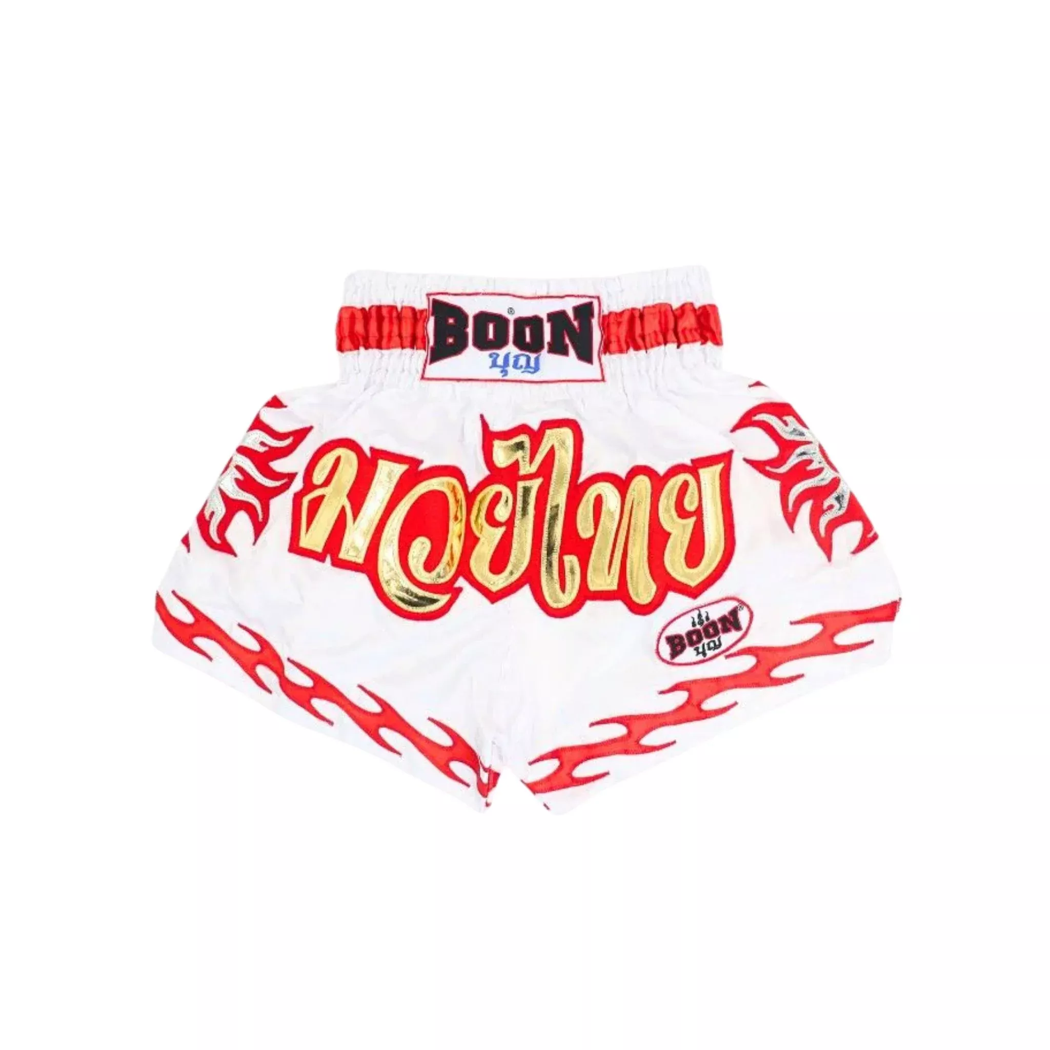 Boon Muay Thai Shorts MT27 White SUN