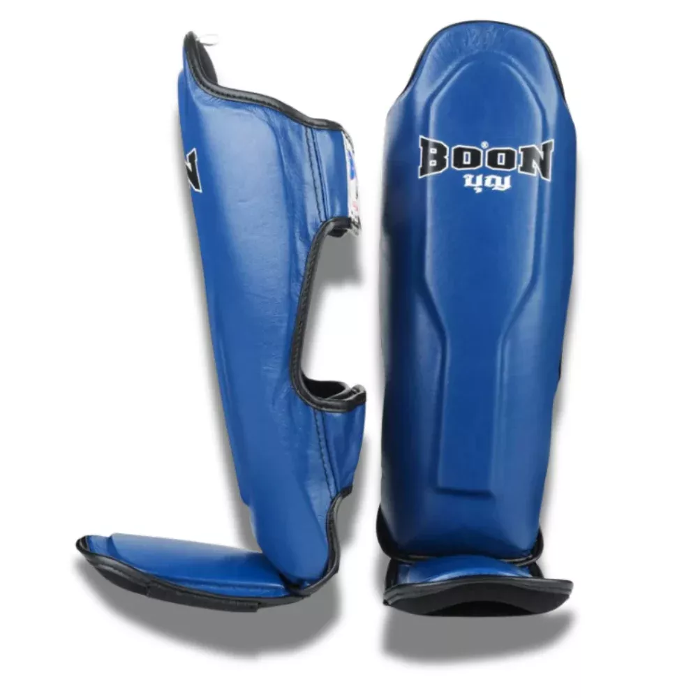 Boon Shin Guards Blue | KickPunchElbow