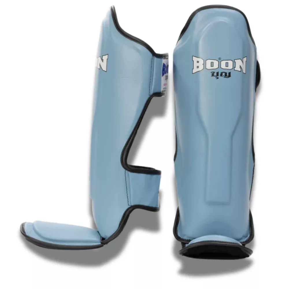 Boon Shin Guards Light Blue | KickPunchElbow