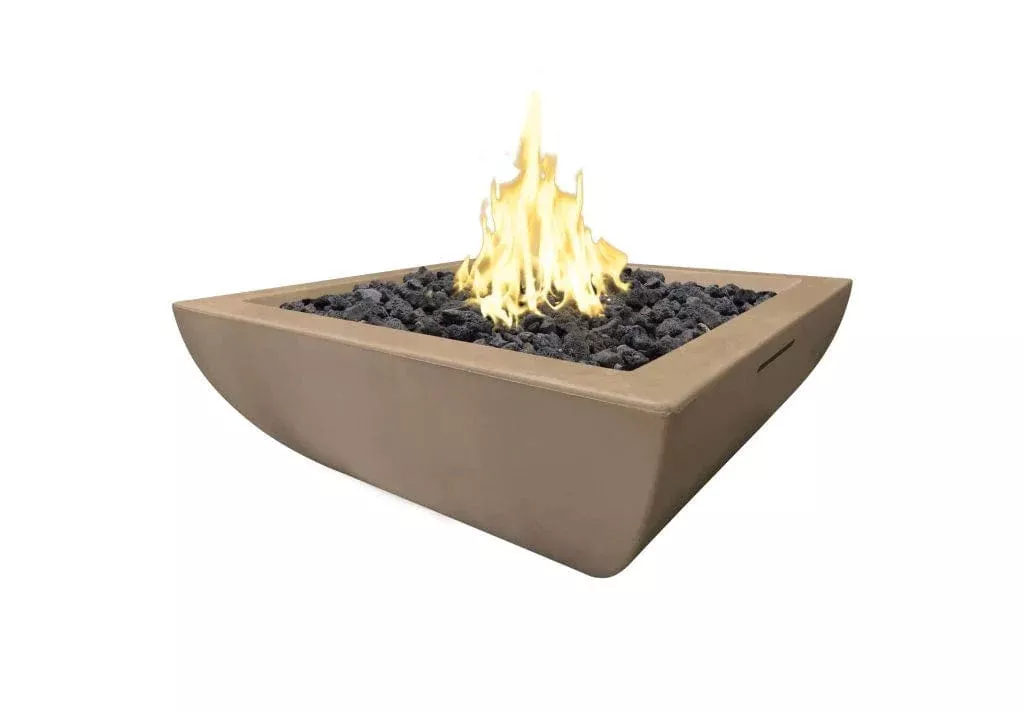Bordeaux Square Fire Bowl by American Fyre Designs-430