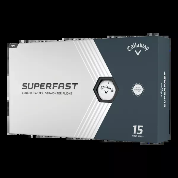 Callaway Superfast 22 Golf Balls - White - 15 Pack