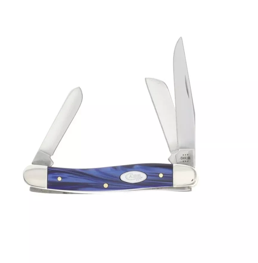 Case Stockman Blue Pearl Kirinite
