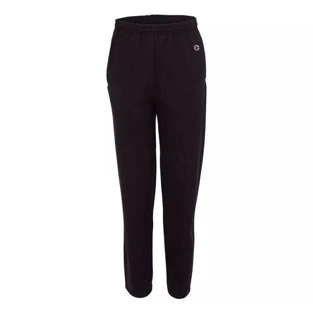 Champion - Unisex Powerblend Open-Bottom Sweatpants with Pockets