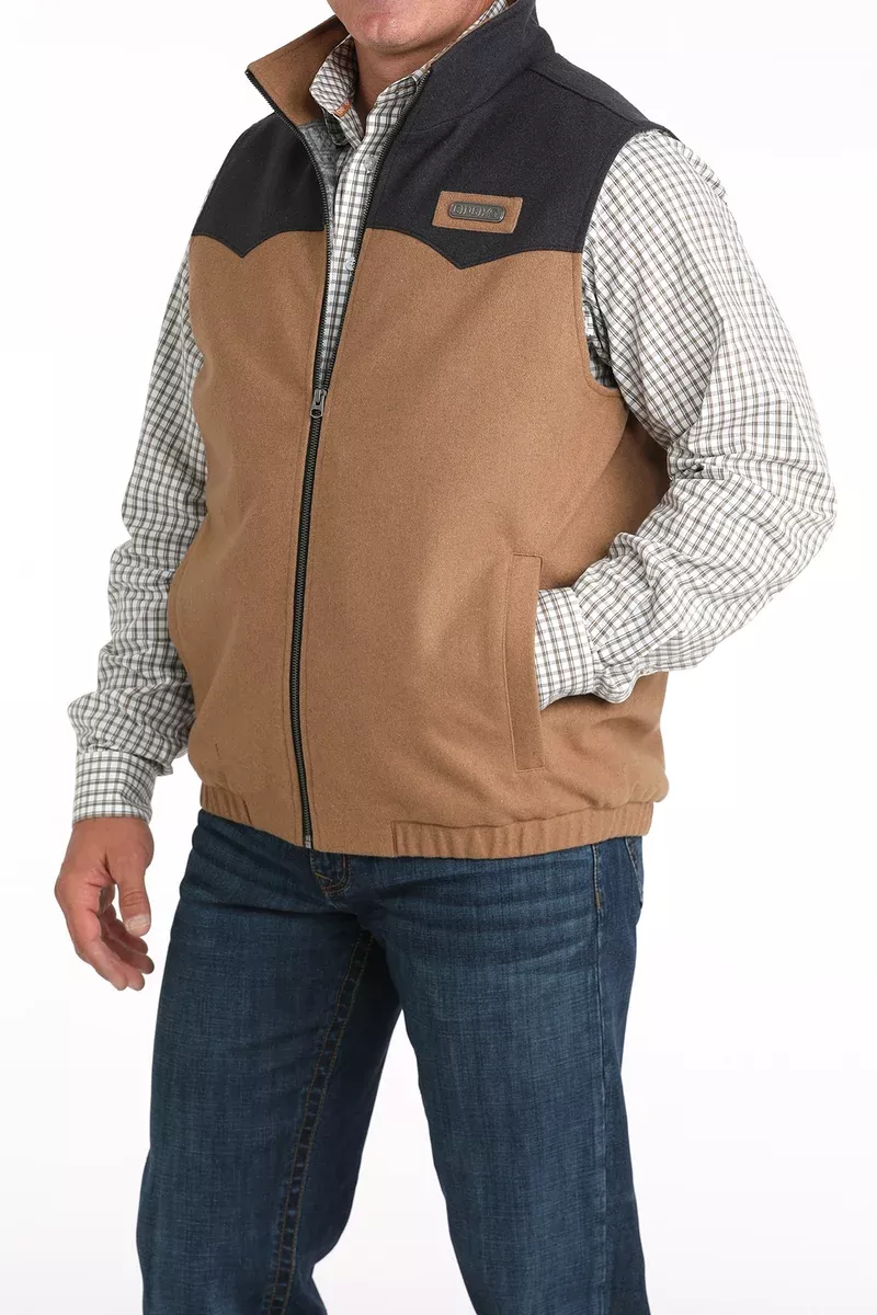 Cinch Men's Concealed Carry Wooly Vest