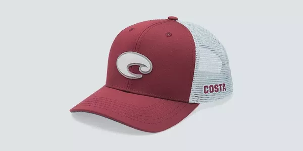 Costa Core Performance Trucker Hat - Maroon