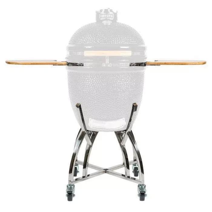 Coyote Grills: Stand with Side Shelves for Asado Smoker