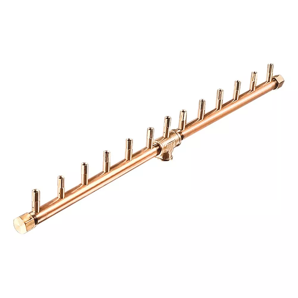 Crossfire by Warming Trends CFBL Match Light Linear Brass Gas Fire Pit Burner