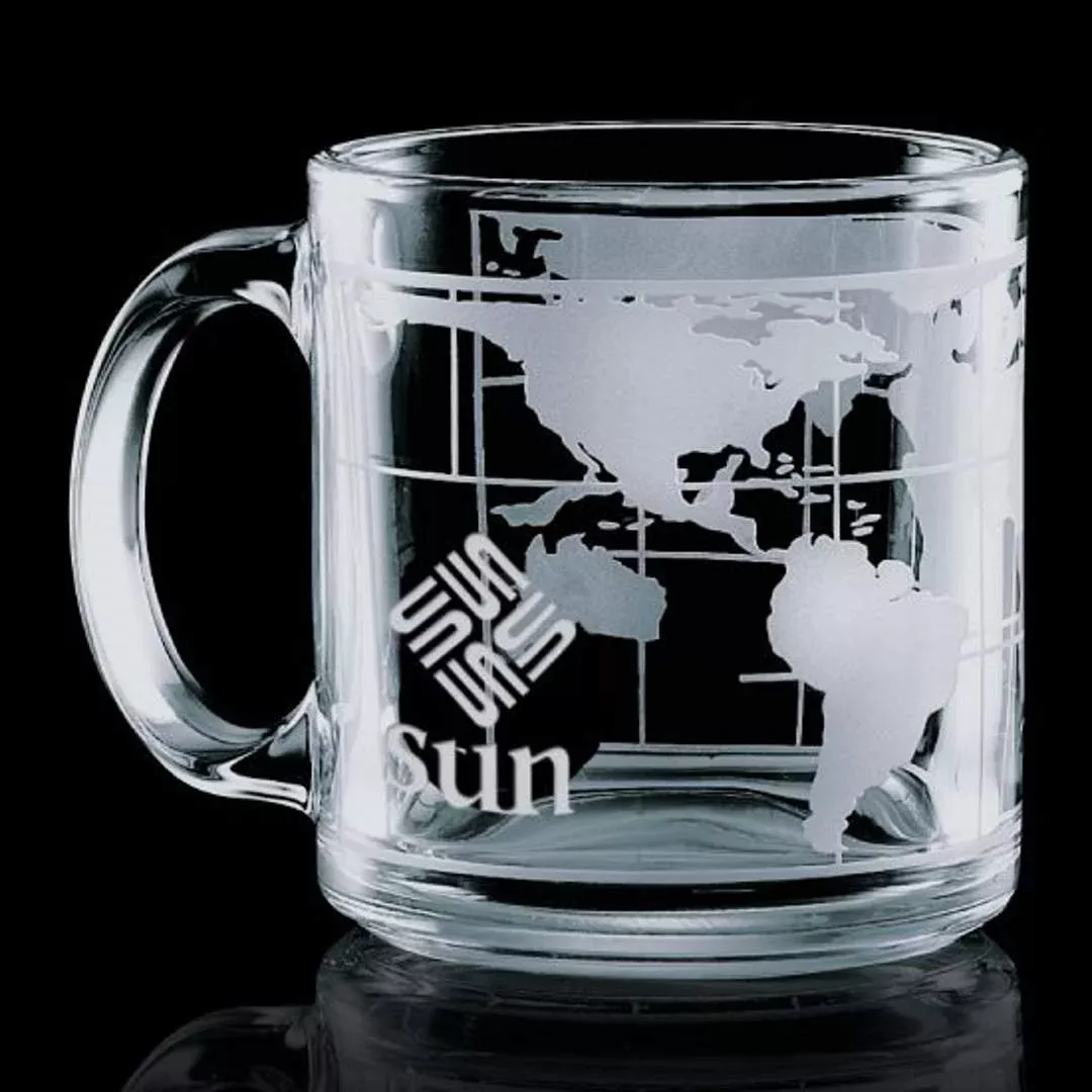 Custom Logo Bismarck Globe Mug - 13oz