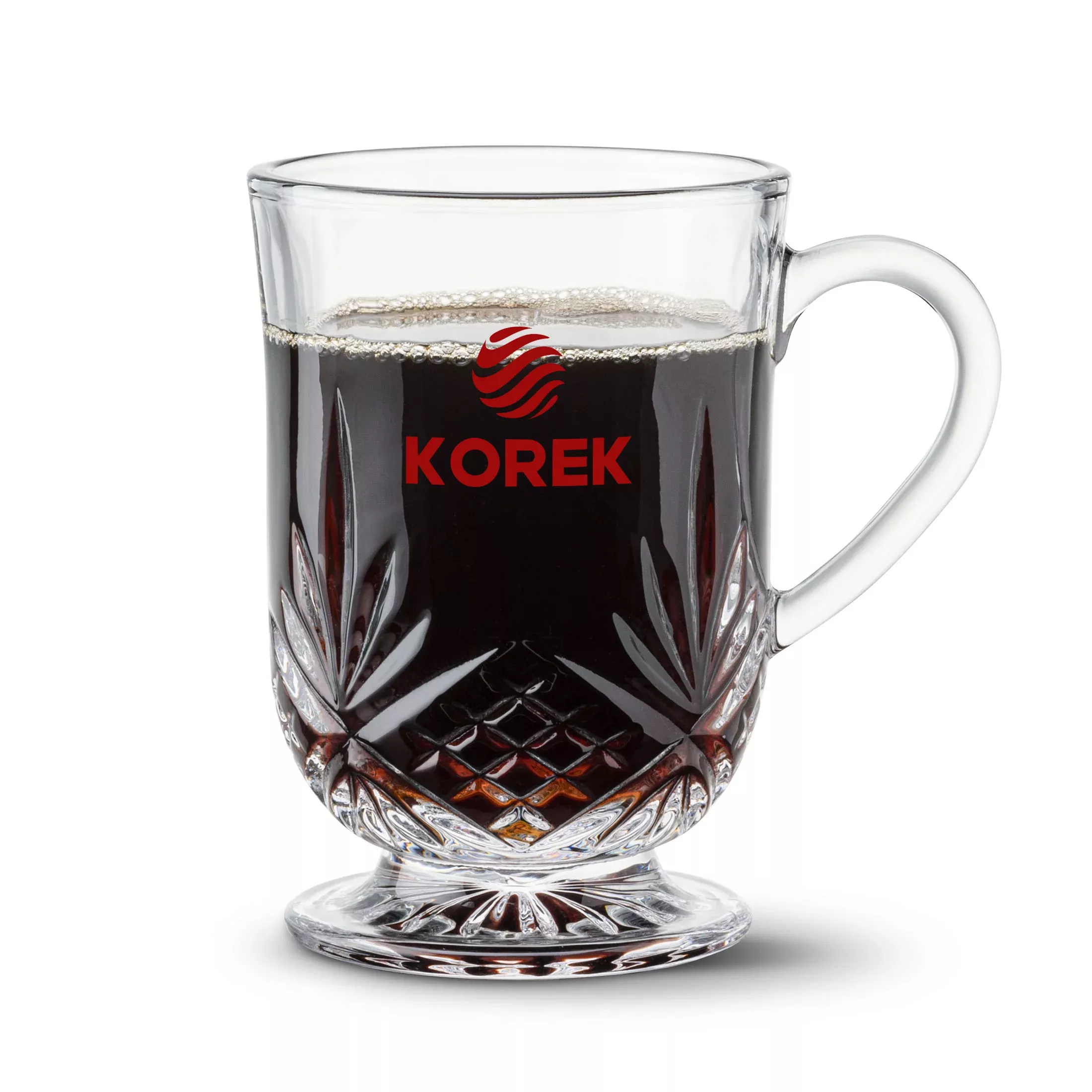 Custom Logo Brinkley Footed Mug - 10oz - Imprinted