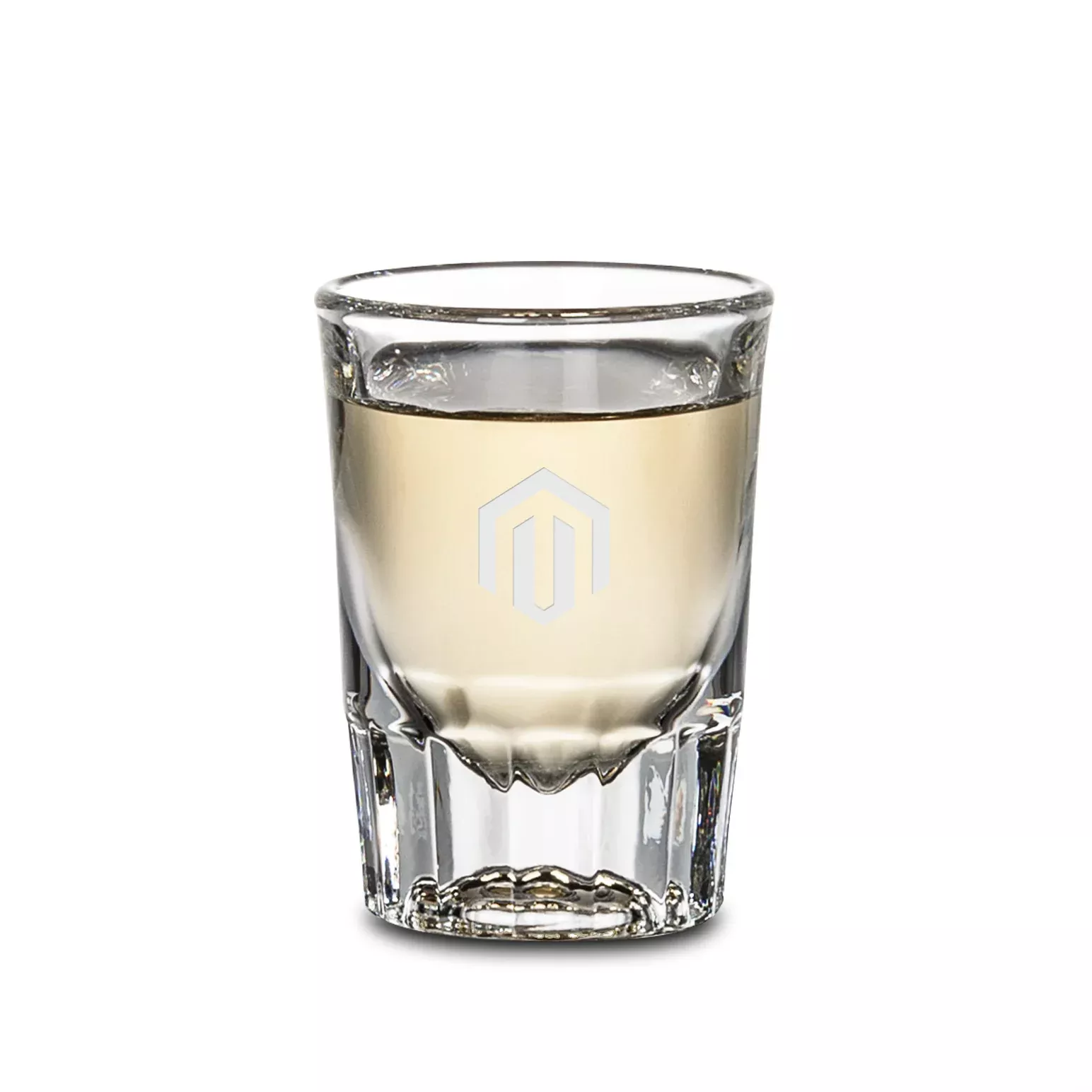 Custom Logo Seville Shot Glass - Deep Etch