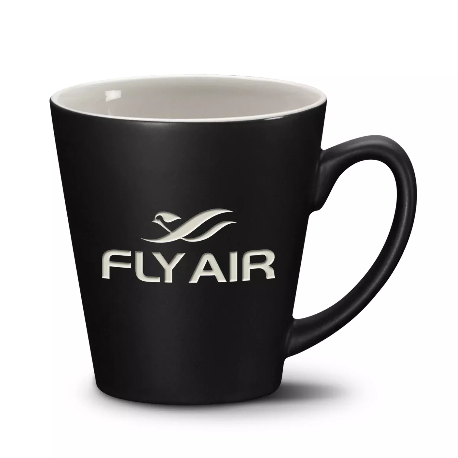 Custom Logo Sorrento 2-Tone Mug - 12oz - Deep Etch