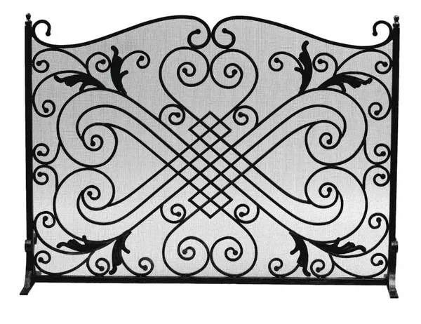 Dagan 44" Arched Wrought Iron Fireplace Screen