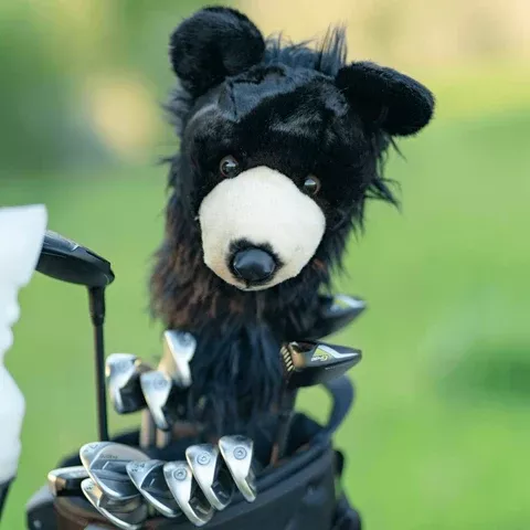 Daphne's Black Bear Golf Driver Headcover