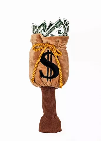 Daphne's Money Bag Golf Driver Headcover