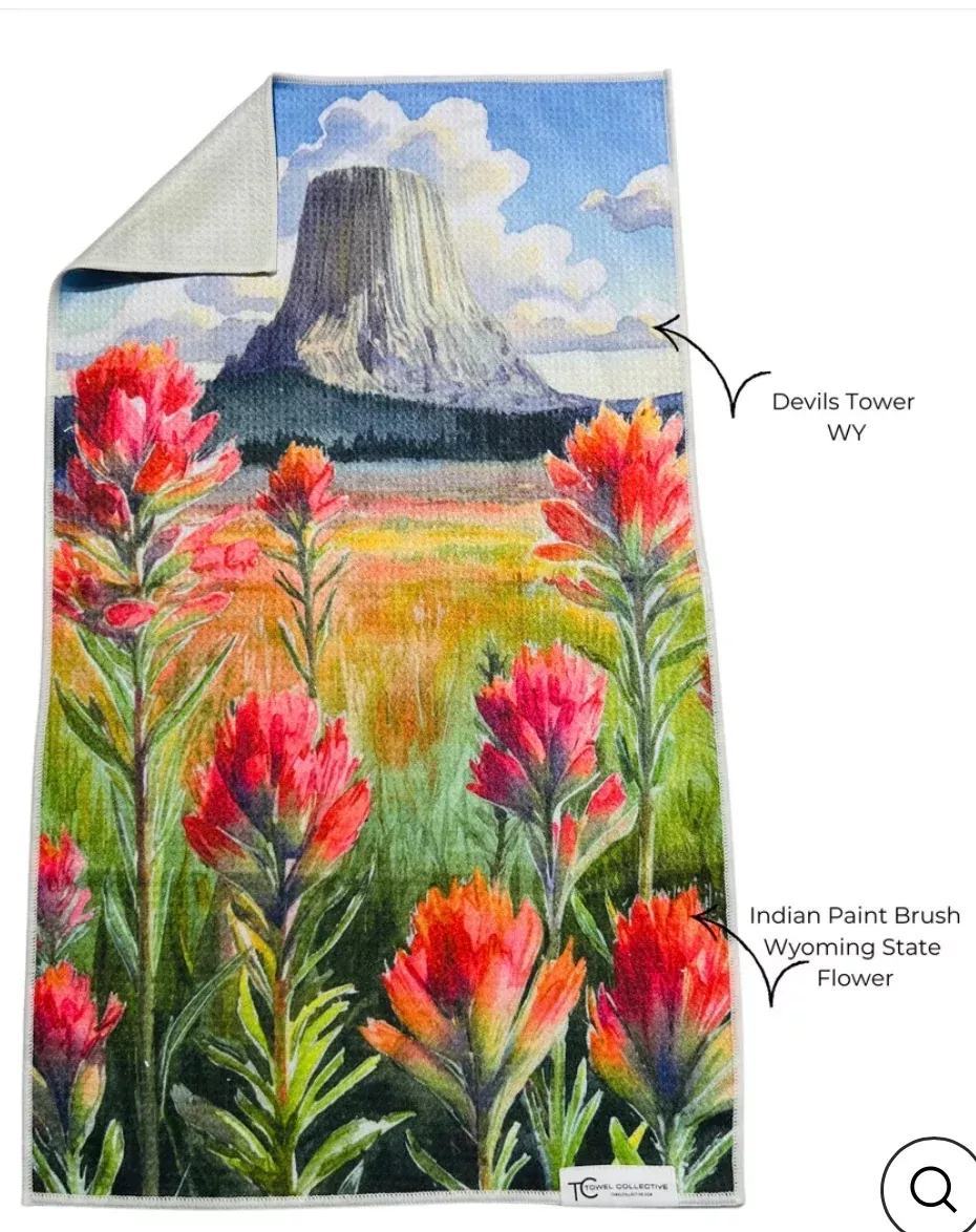 Devils Tower Kitchen Towel