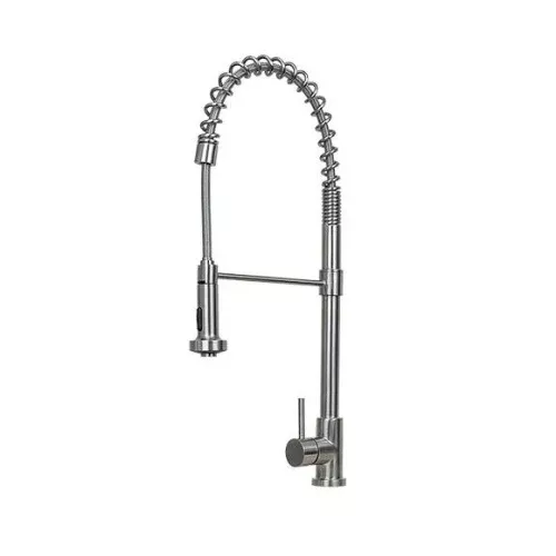 E-Stainless Niagara KPS3031 Faucet & M601 Offset Double-Bowl Sink Bundle
