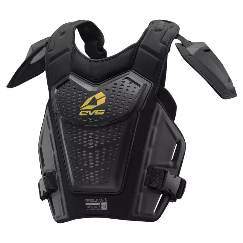 EVS Revo 5 Roost Deflector Black/Hiviz