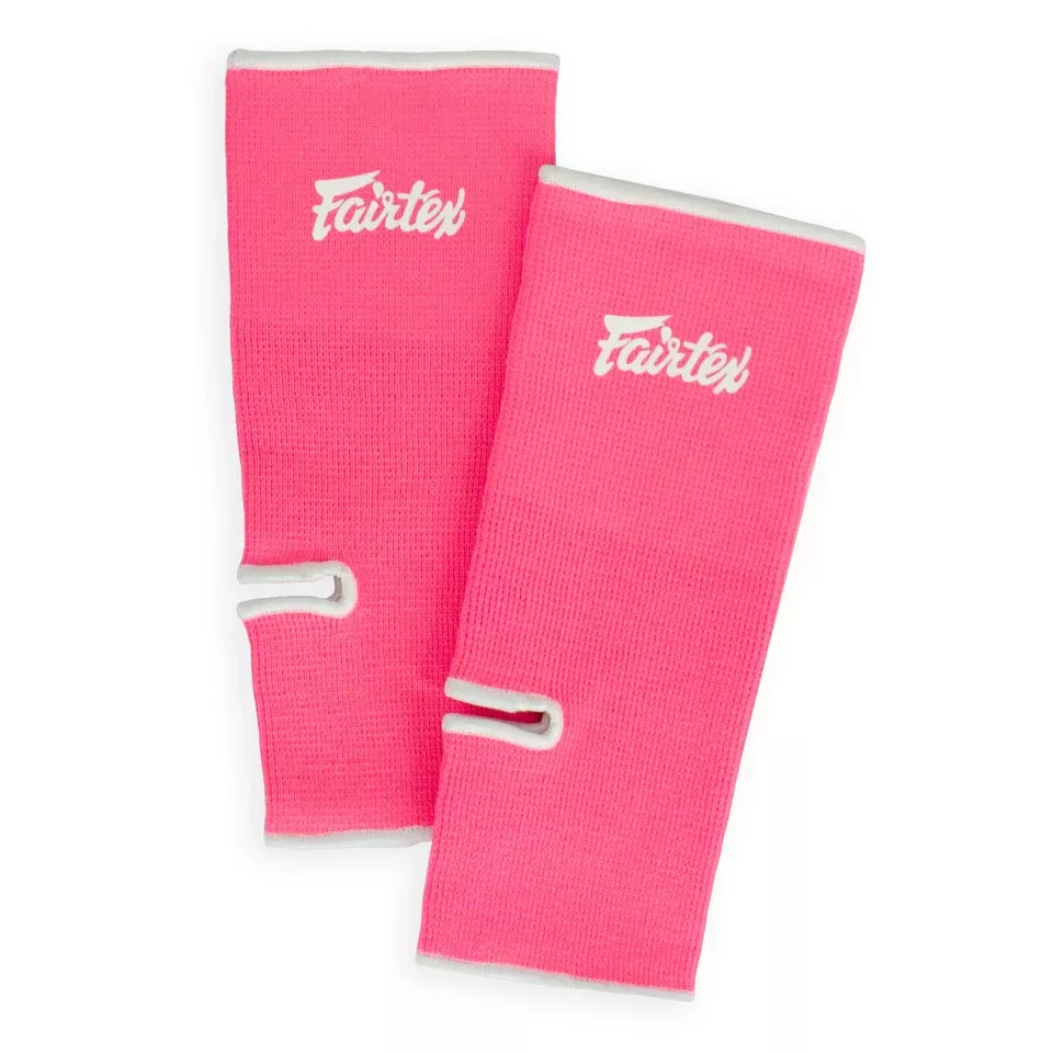 Fairtex AS1 Ankle Supports Pink-White