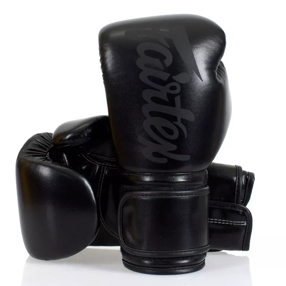 Fairtex BGV14 Solid Black Microfiber Gloves