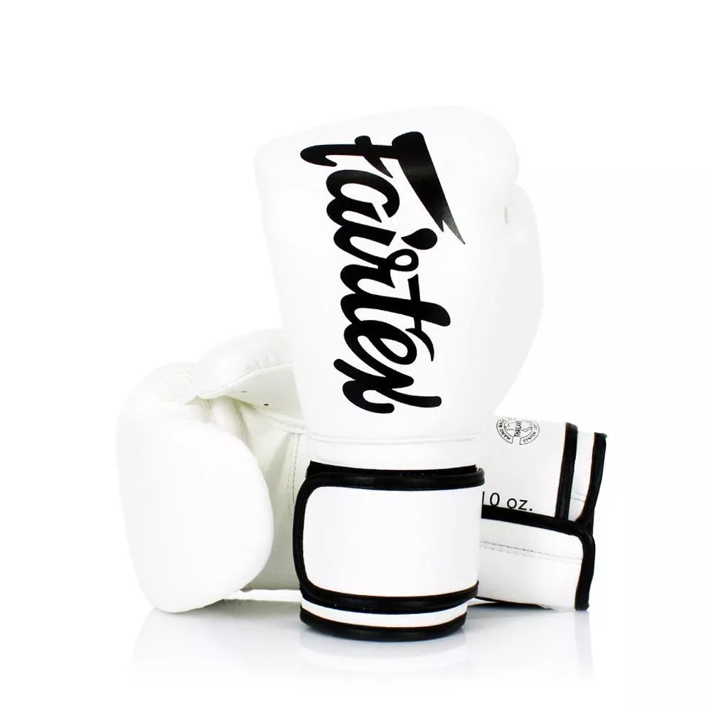 Fairtex BGV14 White Microfiber Gloves