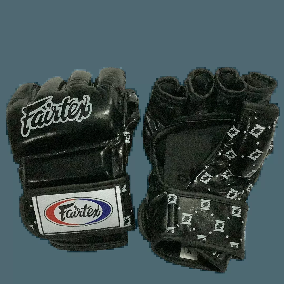 Fairtex Boxing Gloves MMA FGV17 Split Knuckles Black