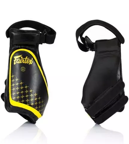 Fairtex Compact Thigh Pads- TP4 - Black/Yellow