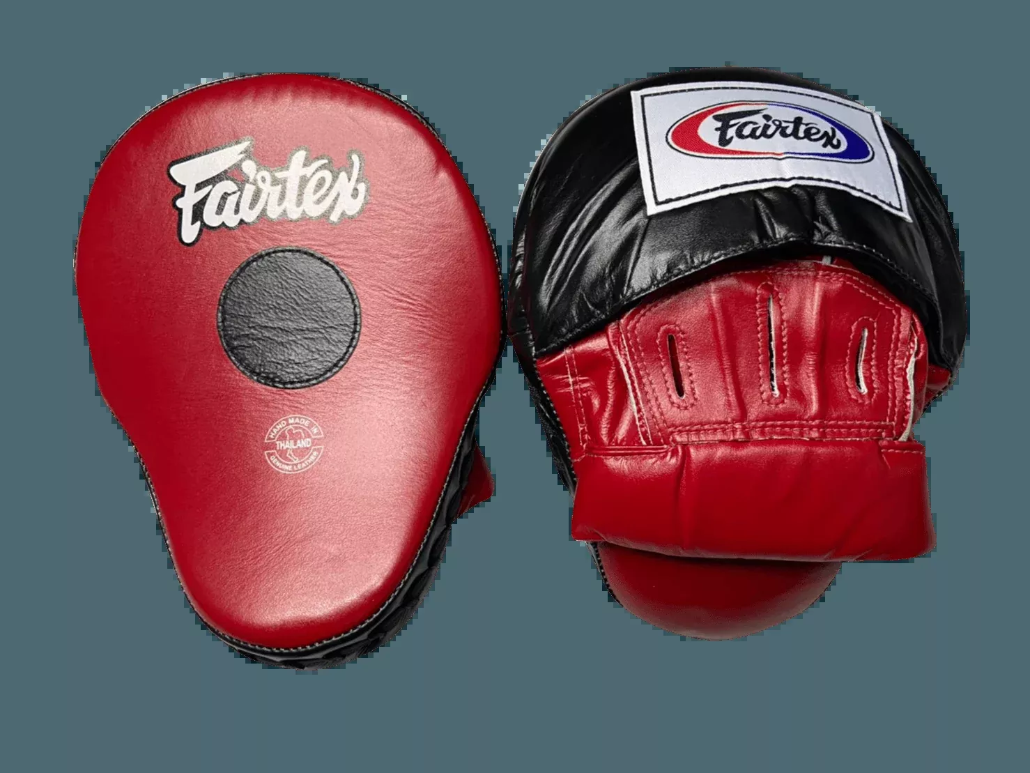 Fairtex Focus Mitts The Ultimate Contoured FMV9 Red Black
