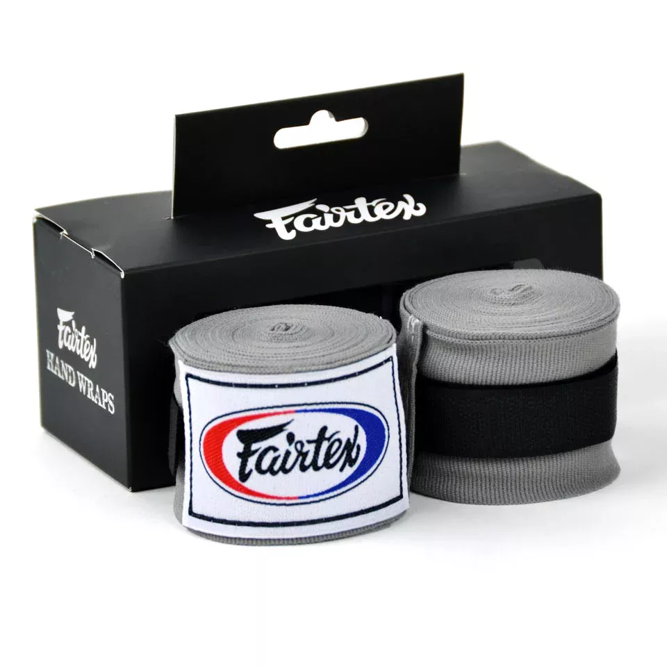 Fairtex HW2 Grey 4.5m Stretch Wraps
