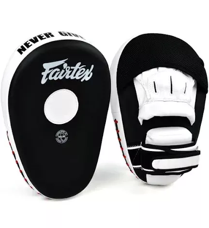 Fairtex Maximized Focus Mitts - FMV13 - Black/White