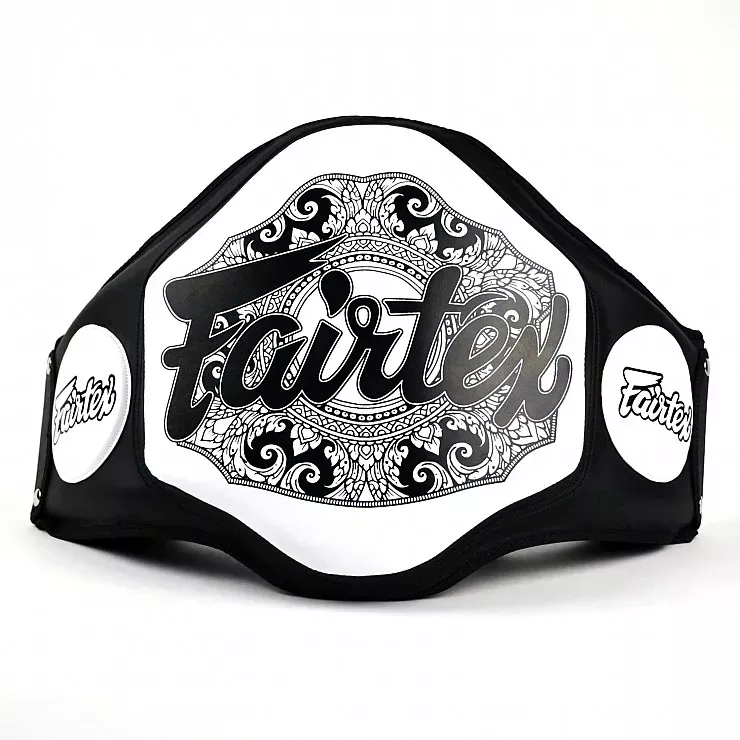 Fairtex Microfiber Belly Pad - BPV3 - Black/White