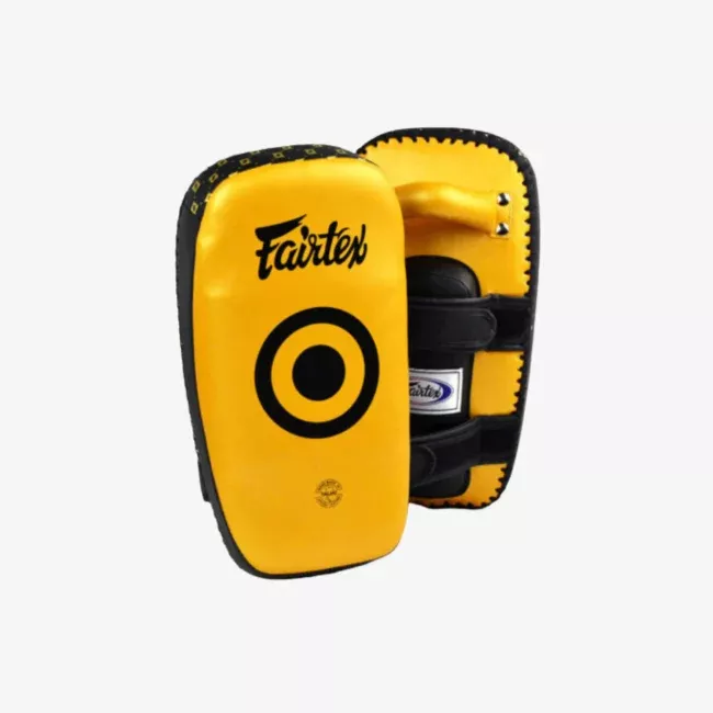 Fairtex Microfibre Single Strap Pads - KPLC6 - Gold