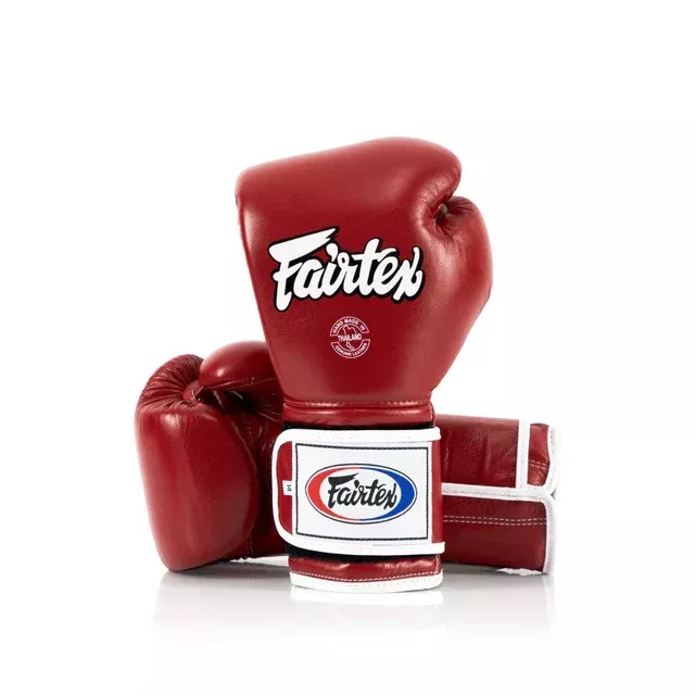 Fairtex - Velcro Boxing Gloves - Heavy Hitters - Red